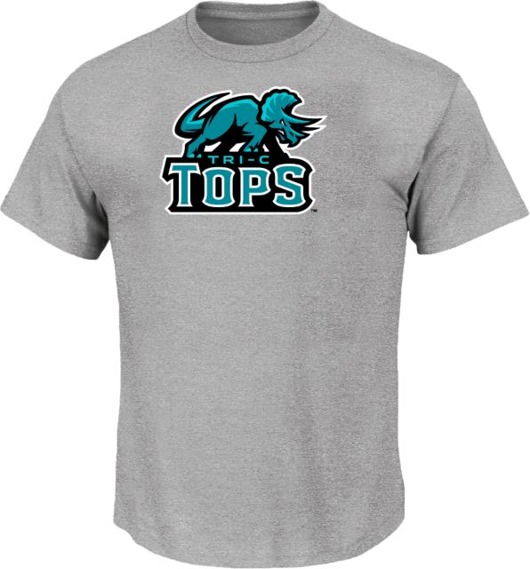 Cuyahoga CC Tall T Shirt Tri-C Tops Mascot Mark - Plus - ONLINE ONLY