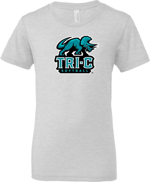 Cuyahoga CC Bella + Canvas Youth Ash Jersey T Shirt Tri-C Softball - ONLINE ONLY