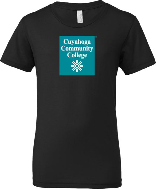 Cuyahoga CC Bella + Canvas Youth Jersey T Shirt Cuyahoga Community College Primary Mark - ONLINE ONLY