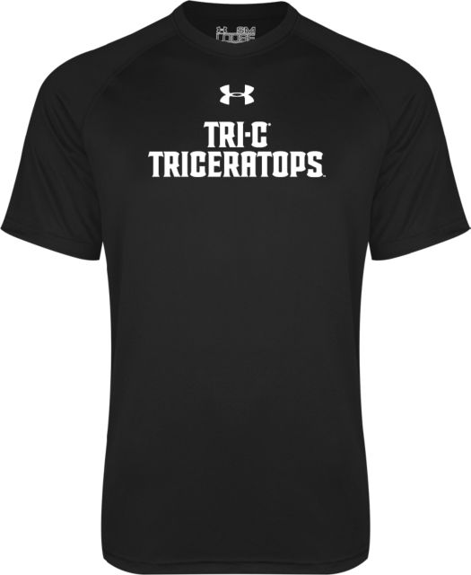 Cuyahoga CC Under Armour Tech Tee Tri-C Triceratops Wordmark - UA - ONLINE ONLY