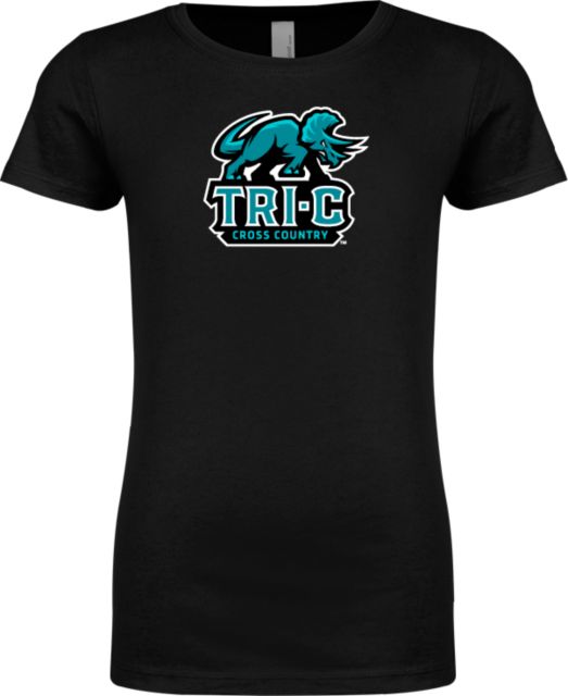 Cuyahoga CC Next Level Girls Fashion Fit T Shirt Tri-C Cross Country - ONLINE ONLY