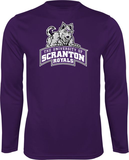 Scranton Performance Longsleeve Shirt Univ of Scranton Athletics Mark | Purple | Medium