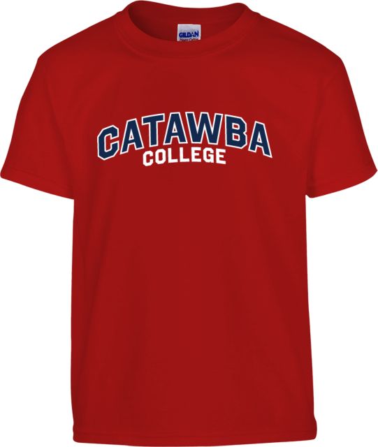 Catawba Youth Red T Shirt Catawba College Primary Mark - ONLINE ONLY