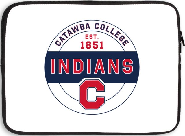 Catawba 15 inch Neoprene Laptop Sleeve Catawba College Est 1851 - ONLINE ONLY