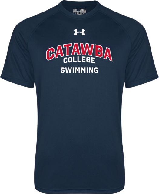 Catawba Under Armour Tech Tee UA Catawba College Primary Swimming - ONLINE ONLY