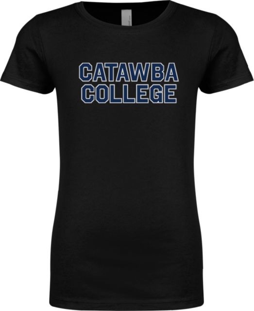 Catawba Next Level Girls Fashion Fit T Shirt Catawba Primary Wordmark - ONLINE ONLY