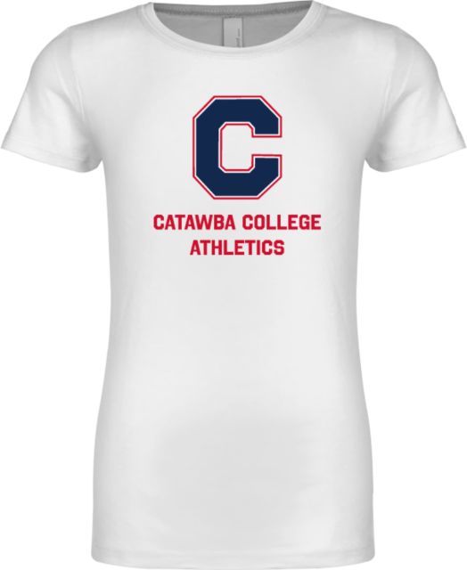 Catawba Next Level Girls Fashion Fit T Shirt CCA Stacked w C - ONLINE ONLY