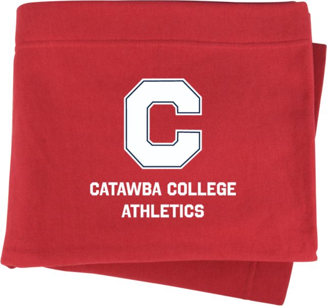 Catawba Red Sweatshirt Blanket CCA Stacked w C - ONLINE ONLY