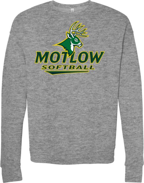 Motlow State Bella + Canvas Fleece Crew Motlow Softball - ONLINE ONLY
