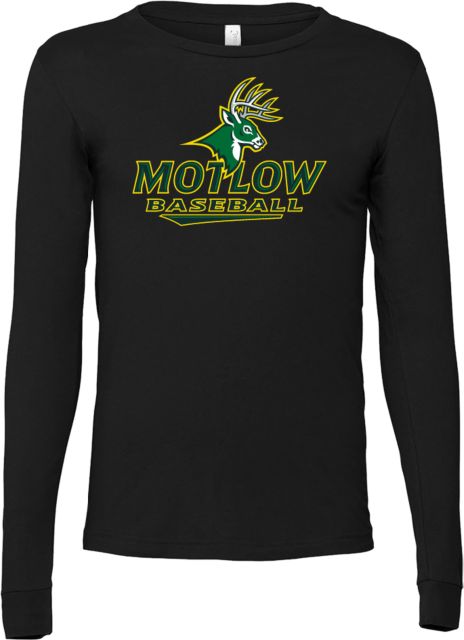 Motlow State Bella + Canvas Jersey Cotton Long Sleeve T Shirt Motlow Baseball - ONLINE ONLY