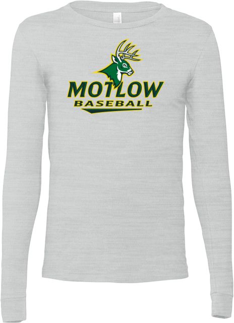 Motlow State Bella + Canvas Jersey Cotton Long Sleeve T Shirt Motlow Baseball - ONLINE ONLY