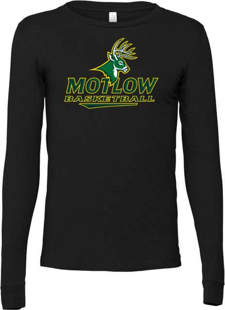 Motlow State Bella + Canvas Jersey Cotton Long Sleeve T Shirt Motlow Basketball - ONLINE ONLY