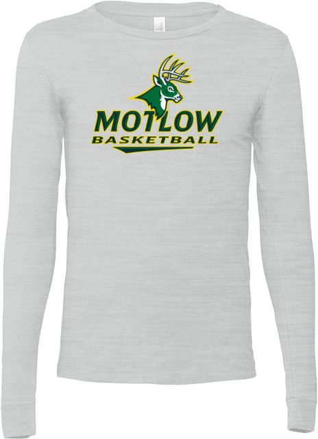 Motlow State Bella + Canvas Jersey Cotton Long Sleeve T Shirt Motlow Basketball - ONLINE ONLY
