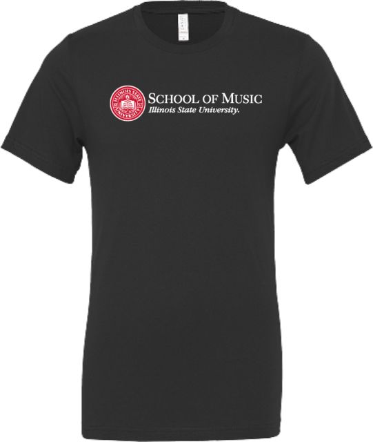 Illinois State Bella + Canvas Jersey Cotton T Shirt Illinois State School of Music - ONLINE ONLY