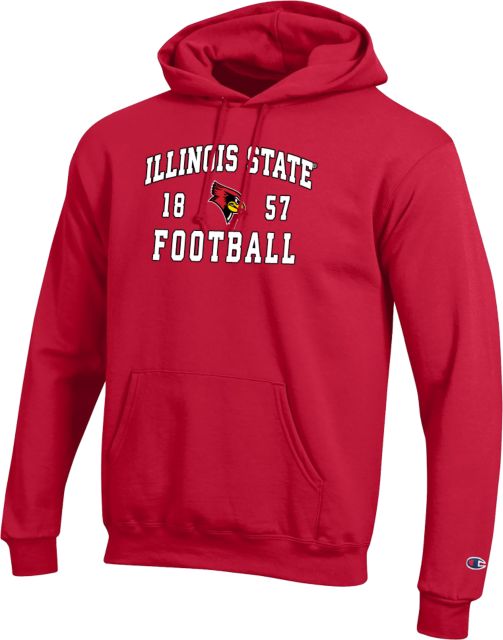 Illinois State Redbirds Stadium Athletic Women's Big Logo Pullover Hoodie -  Red