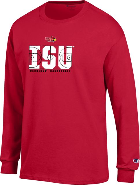 Illinois State Champion Red Long Sleeve T Shirt Illinois State Basketball - ONLINE ONLY