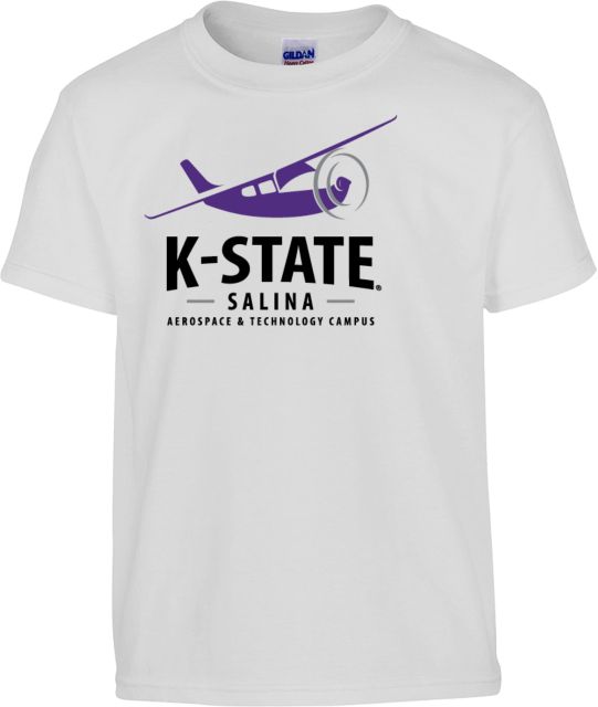 Kansas State Youth T Shirt K State Salina Slanted Plane - ONLINE ONLY