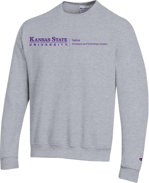 Kansas State Champion Fleece Crew K State Salina Aerospace and Tech Campus Horizontal - ONLINE ONLY