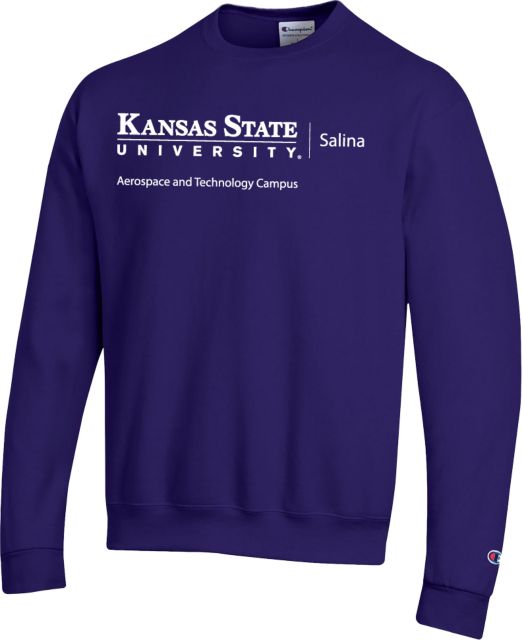 Kansas State Champion Fleece Crew K State Salina Aerospace and Tech Campus Vertical - ONLINE ONLY