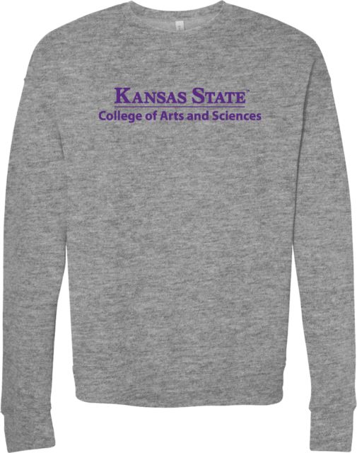 Kansas State Bella + Canvas Fleece Crew College of Arts and Sciences - ONLINE ONLY