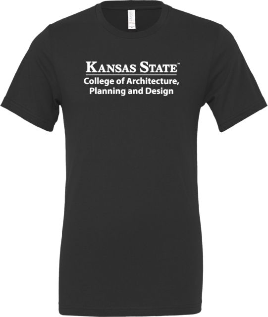 Kansas State Bella + Canvas Jersey Cotton T Shirt College of Architecture Planning and Design - ONLINE ONLY