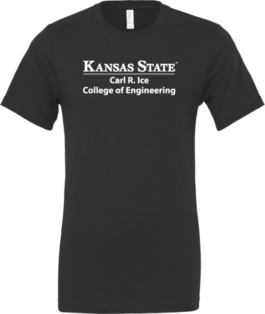 Kansas State Bella + Canvas Jersey Cotton T Shirt Carl R Ice College of Engineering - ONLINE ONLY