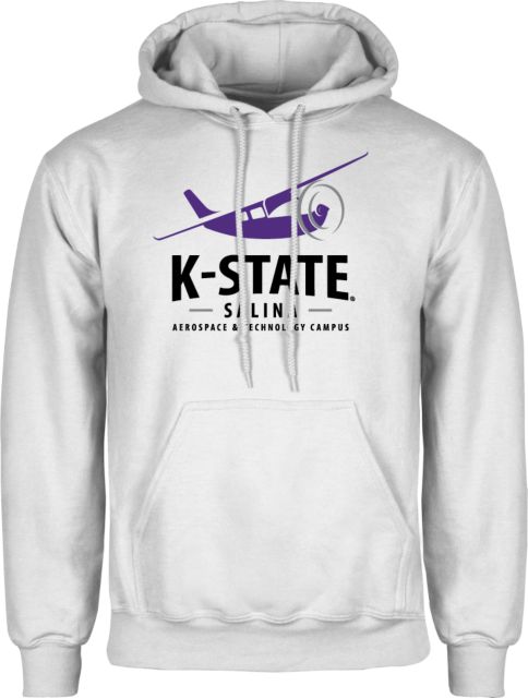 Kansas State Fleece Hoodie K State Salina Slanted Plane - ONLINE ONLY