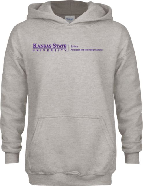 Kansas State Youth Fleece Hood K State Salina Aerospace and Tech Campus Horizontal - ONLINE ONLY