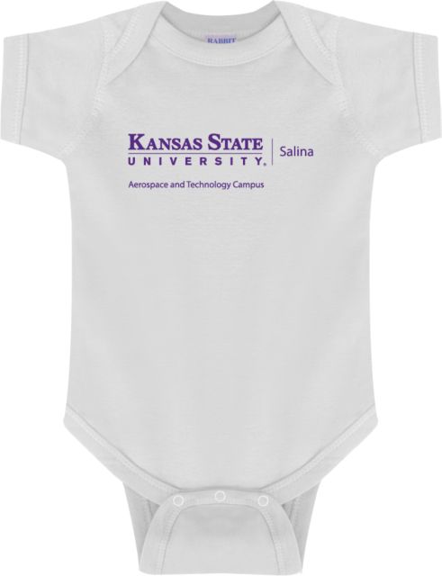 Kansas State Infant Bodysuit K State Salina Aerospace and Tech Campus Vertical - ONLINE ONLY