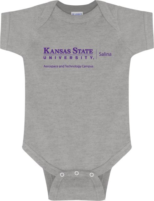Kansas State Infant Bodysuit K State Salina Aerospace and Tech Campus Vertical - ONLINE ONLY