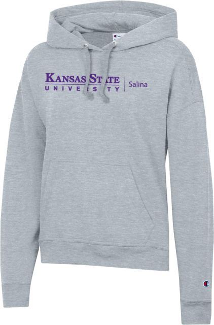Kansas State Champion Womens Powerblend Pullover Hood K State Salina - ONLINE ONLY
