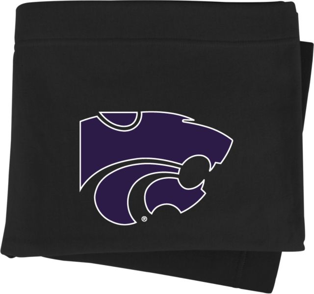 Kansas State Sweatshirt Blanket K State Primary Athletic Mark - ONLINE ONLY