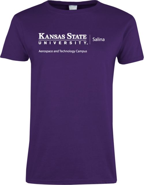 Kansas State Womens Short Sleeve Tee K State Salina Aerospace and Tech Campus Vertical - ONLINE ONLY