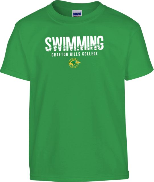 Crafton Hills Youth T Shirt Crafton Hills College Swimming - ONLINE ONLY