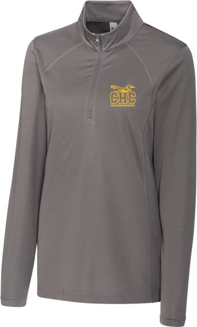 Crafton Hills Clique Womens Ice Pique Titan Half Zip CHC Roadrunners Athletics Mark - ONLINE ONLY