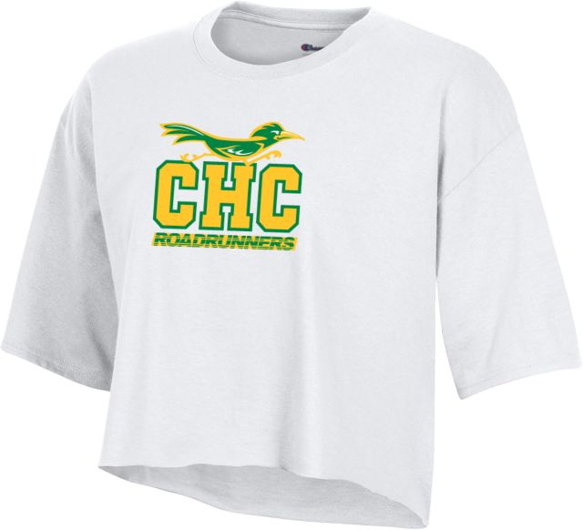 Crafton Hills Champion Womens Crop Tee CHC Roadrunners Athletics Mark - ONLINE ONLY