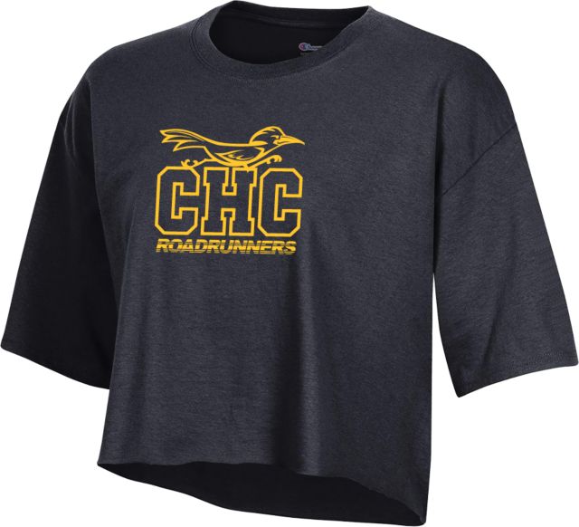 Crafton Hills Champion Womens Crop Tee CHC Roadrunners Athletics Mark - ONLINE ONLY