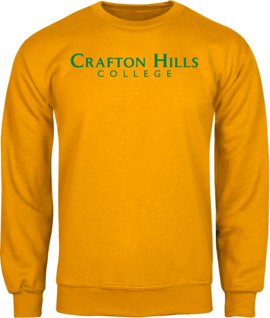 Crafton Hills Fleece Crew Crafton Hills College Wordmark - ONLINE ONLY