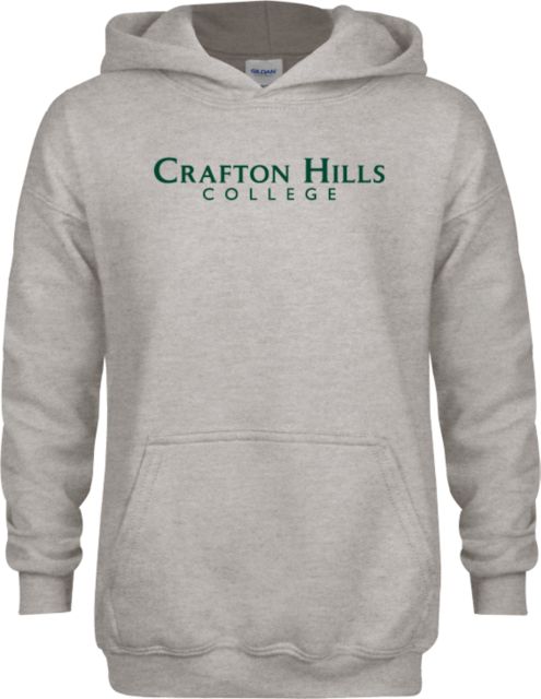 Crafton Hills Youth Fleece Hood Crafton Hills College Wordmark - ONLINE ONLY