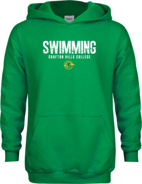 Crafton Hills Youth Fleece Hoodie Crafton Hills College Swimming - ONLINE ONLY