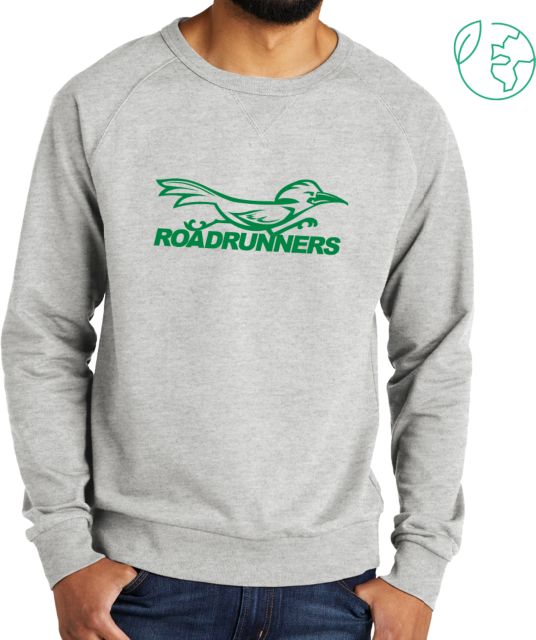 Crafton Hills Allmade Light Organic French Terry Crewneck Sweatshirt Crafton Hills College Roadrunners Mascot - ONLINE ONLY