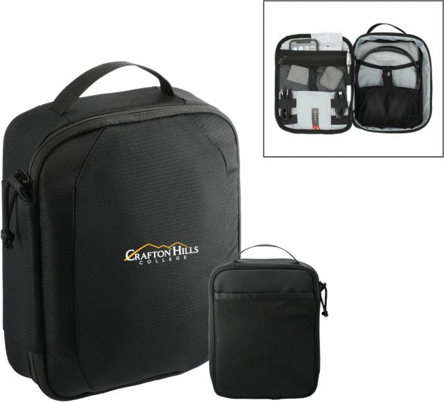 Crafton Hills RPET Headphone and Tech Case Crafton Hills College Primary Mark - ONLINE ONLY