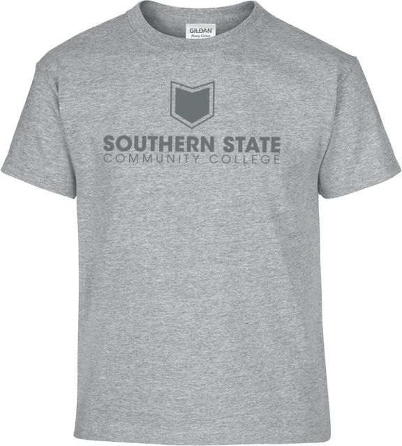 Southern State Youth T Shirt Sothern State Community College Primary Mark Stacked - ONLINE ONLY