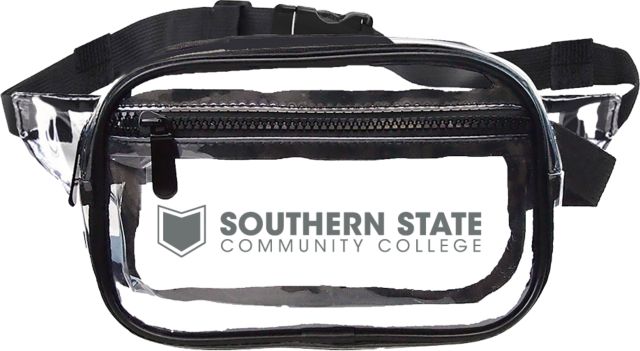 Southern State Clear Fanny Pack Sothern State Community College Primary Mark - ONLINE ONLY