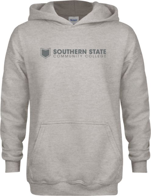Southern State Youth Fleece Hood Sothern State Community College Primary Mark - ONLINE ONLY