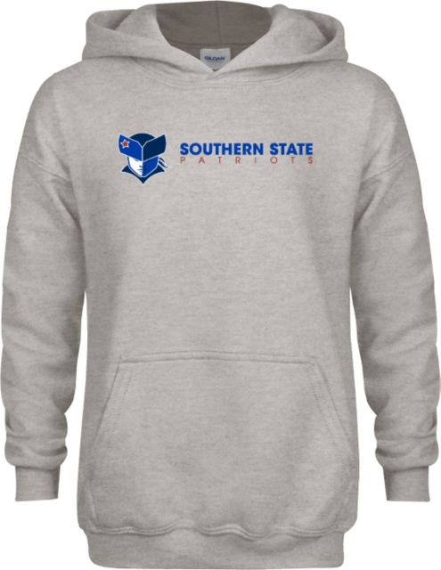 Southern State Youth Fleece Hood Sothern State Patriots Wordmark - ONLINE ONLY