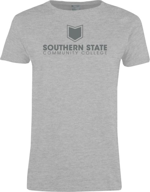 Southern State Womens Short Sleeve Tee Sothern State Community College Primary Mark Stacked - ONLINE ONLY