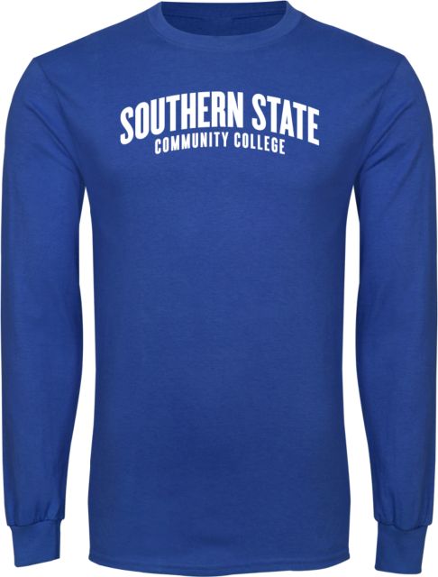 Southern State Long Sleeve T Shirt Sothern State Community College Arched - ONLINE ONLY