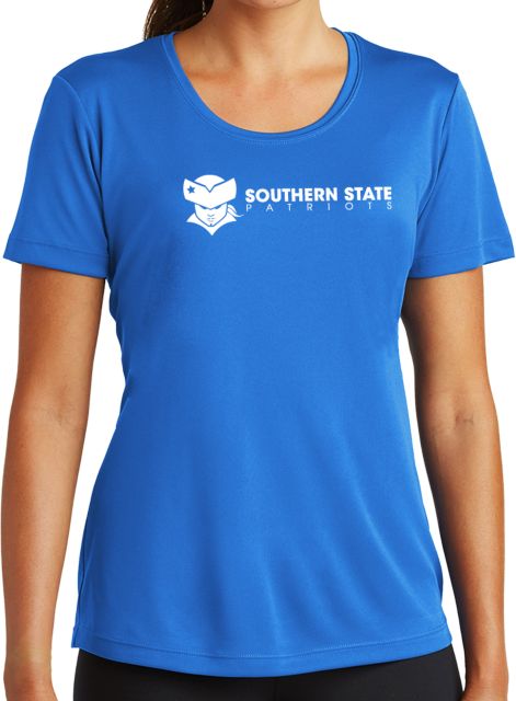 Southern State Womens Performance Tee Sothern State Patriots Wordmark - ONLINE ONLY