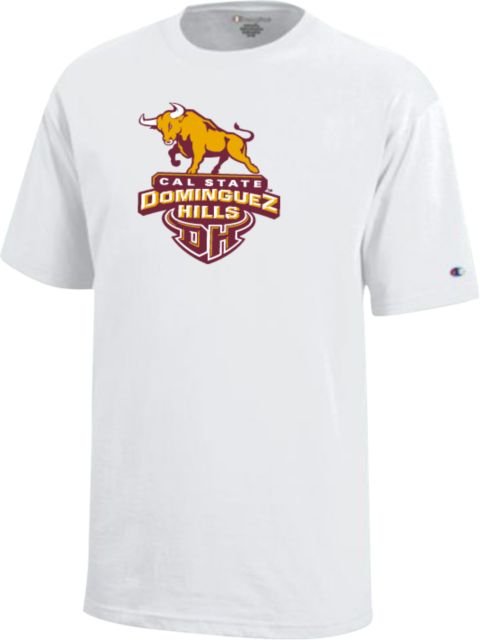 Cal State Domiguez Hills Youth Champion Short Sleeve Tee Primary Mark - ONLINE ONLY